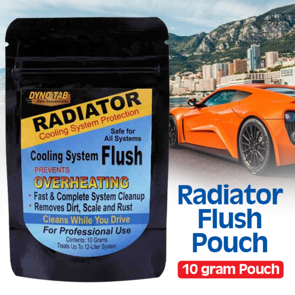 Dyno-tab® Radiator System Flush Pouch 55461| 10-gram pouch, one pouch creates 12 liters